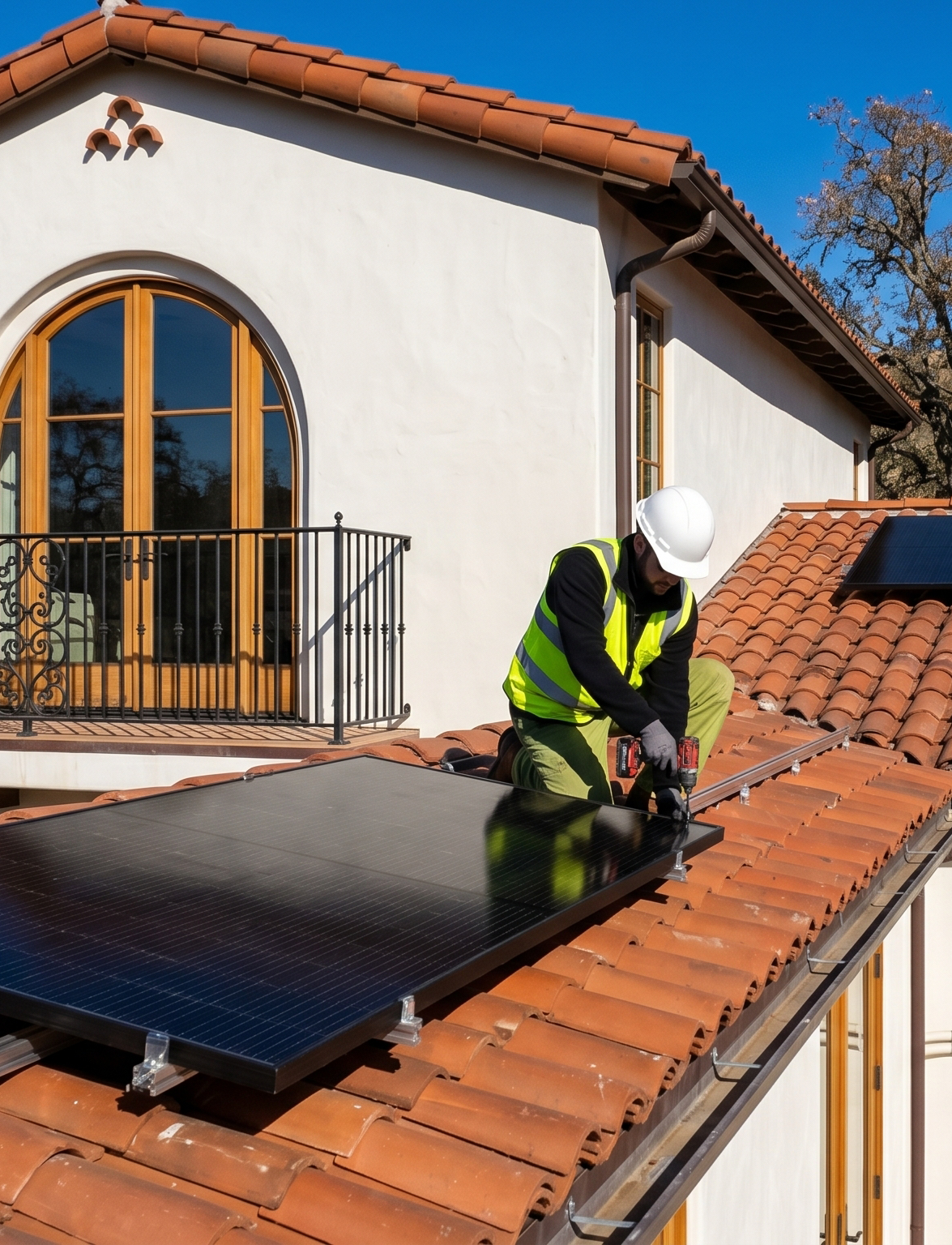 panel-on-roof-vertical
